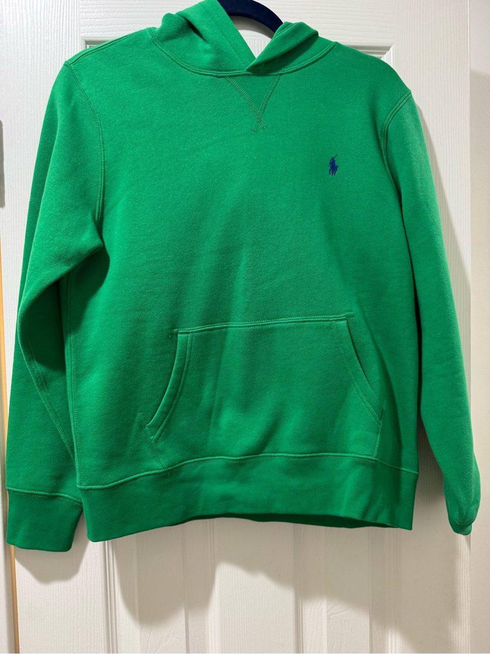 NEVER WORN Boys Polo by Ralph Lauren Cruise Green Hoodie with Blue Pony